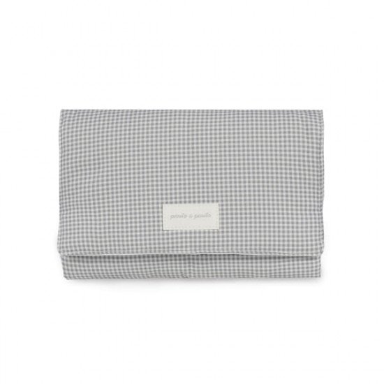 Cambiador Bolso Little Bloom Vichy Gris