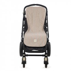 Colchoneta Silla Praliné Rayas Moka