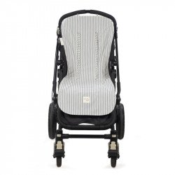 Colchoneta Silla Praliné Rayas Matcha