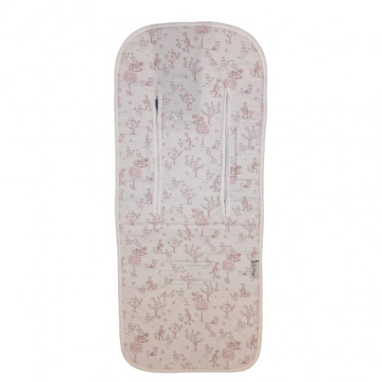 Colchoneta Silla Recta Vintage Rosa