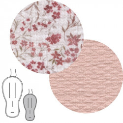 Colchoneta Silla Universal Reversible Linen Rosa