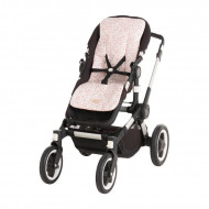 Colchoneta Silla Recta Reversible Linen Rosa