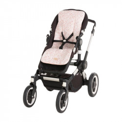 Colchoneta Silla Recta Reversible Linen Rosa