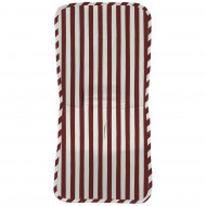 Colchoneta Silla Recta Rayas Granate