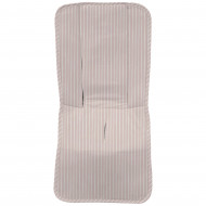 Colchoneta Silla Recta Iris Raya Rosa Palo