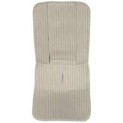 Colchoneta Silla Recta Iris Raya Beige