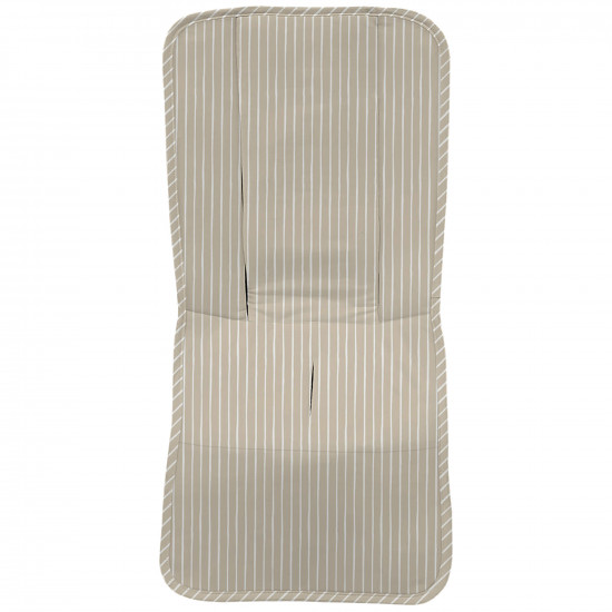 Colchoneta Silla Recta Iris Raya Beige