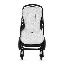 Colchoneta Silla Little Bloom Flor Gris