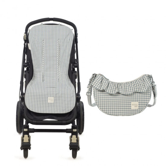 Colchoneta y Bolso Crossbody Silla Praliné Vicky Matcha