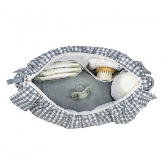 Bolso Crossbody Praliné Vichy Matcha