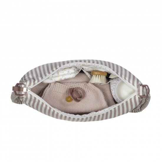 Bolso Crossbody Praliné Rayas Moka