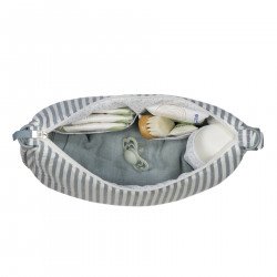 Bolso Crossbody Praliné Rayas Matcha