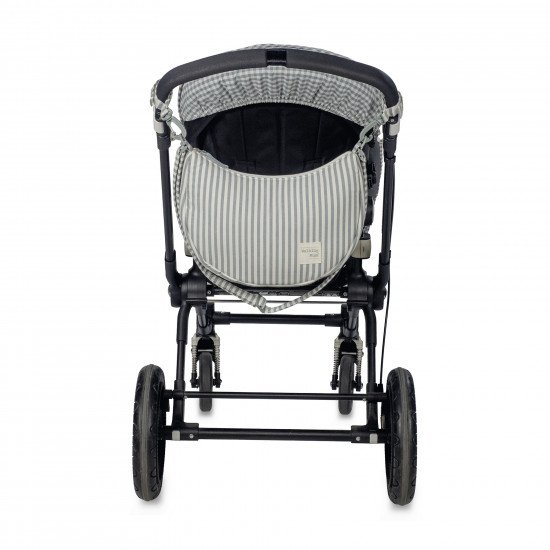 Bolso Crossbody Praliné Rayas Matcha