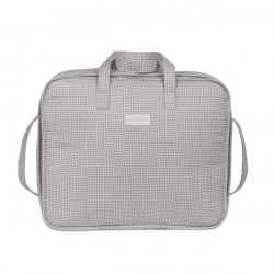Maleta Clínica Little Bloom Vichy Gris