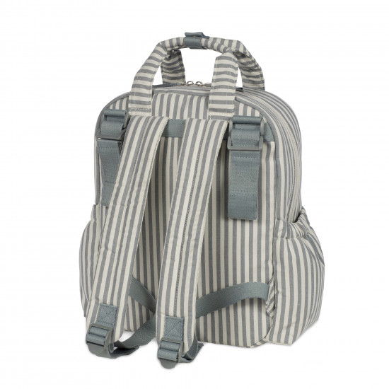 Mochila Maternal Praliné Rayas Matcha