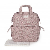 Mochila Maternal Cherry Flores