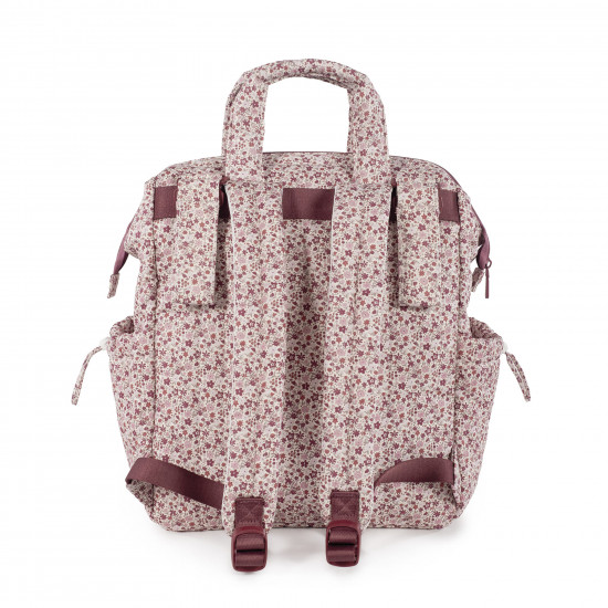 Mochila Maternal Cherry Flores Mochila Maternal Cherry Flores