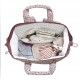 Mochila Maternal Cherry Flores