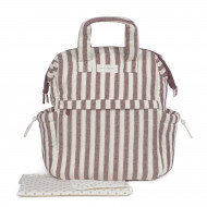 Mochila Maternal Cherry Rayas Mochila Maternal Cherry Rayas