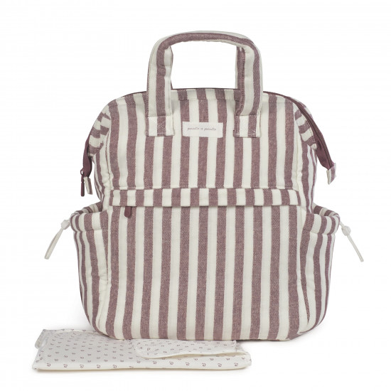 Mochila Maternal Cherry Rayas Mochila Maternal Cherry Rayas