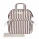 Mochila Maternal Cherry Rayas Mochila Maternal Cherry Rayas