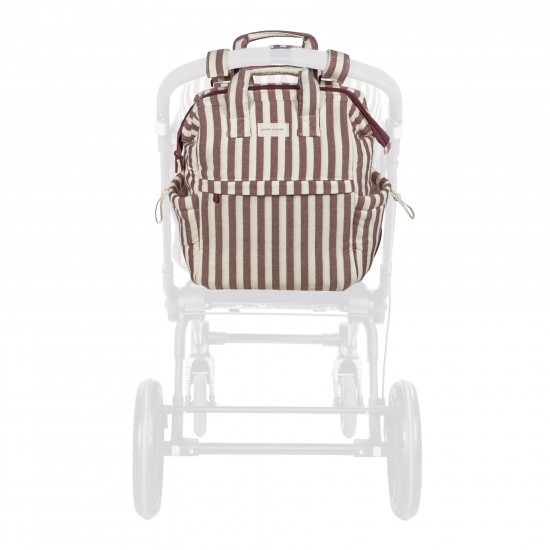 Mochila Maternal Cherry Rayas Mochila Maternal Cherry Rayas