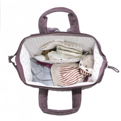 Mochila Maternal Cherry Velvet
