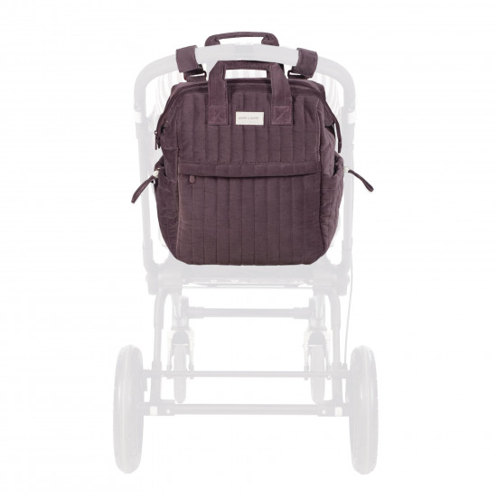 Mochila Maternal Cherry Velvet Mochila Maternal Cherry Velvet