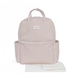 Mochila Maternal Maison Tender Flores Polipiel