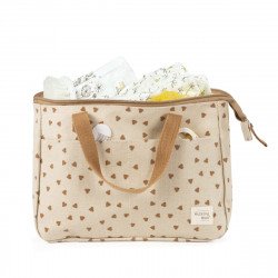 Neceser Poppy Corazones Canela Neceser Poppy Corazones Canela