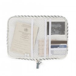 Portadocumentos Praliné Rayas Matcha