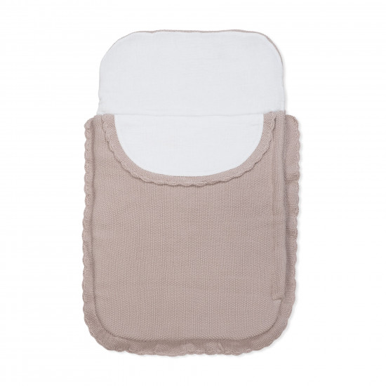 Saco Capazo Tricot Rosa