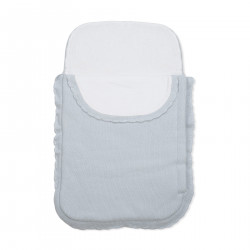 Saco Capazo Tricot Azul Saco Capazo Tricot Azul