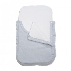 Saco Capazo Tricot Azul Saco Capazo Tricot Azul