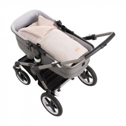 Saco Capazo Arrullo Vichy Beige Saco Capazo Arrullo Vichy Beige