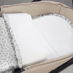 Saco Capazo Little Bloom Flor Gris