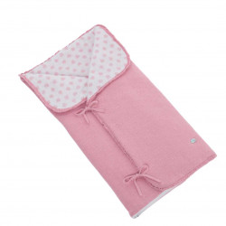 Saco Capazo Nana Solapas Mimosa Rosa