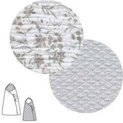 Saco Capazo Cruzado Reversible Linen Gris