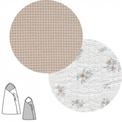 Saco Capazo Cruzado Reversible Mini Pio Beige