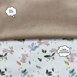 Saco Silla Recto Polipiel Pelo Estampado Cristel Marfil Saco Silla Recto Polipiel Pelo Estampado Cristel Marfil