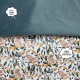 Saco Silla Recto Polipiel Pelo Daren Verde Estampado
