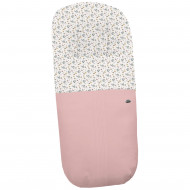 Saco Silla Recto Polipiel Pelo Zoe Rosa Empolvado