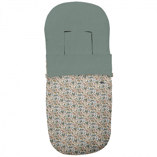 Saco Silla Recto Polipiel Pelo Daren Verde Estampado