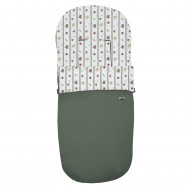 Saco Silla Recto Polipiel Verde Pelo Estampado Miguel