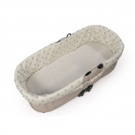 Funda Capazo con Gomas y Bajera Ajustable Mimosa Rosa Funda Capazo con Gomas y Bajera Ajustable Mimosa Rosa