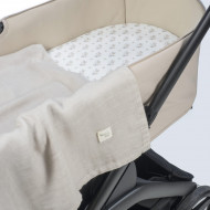 Bajera Capazo y Muselina Botton Flores