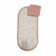 Base Capazo con Volante y Muselina Vintage Rosa