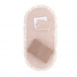 Base Capazo con Volante y Muselina Rustic Nude