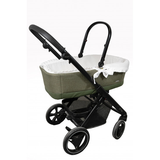 Funda Capazo Partida Plumeti Blanco 