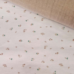 Pack 2 Salva Babitas Florecitas Beige Pack 2 Salva Babitas Florecitas Beige